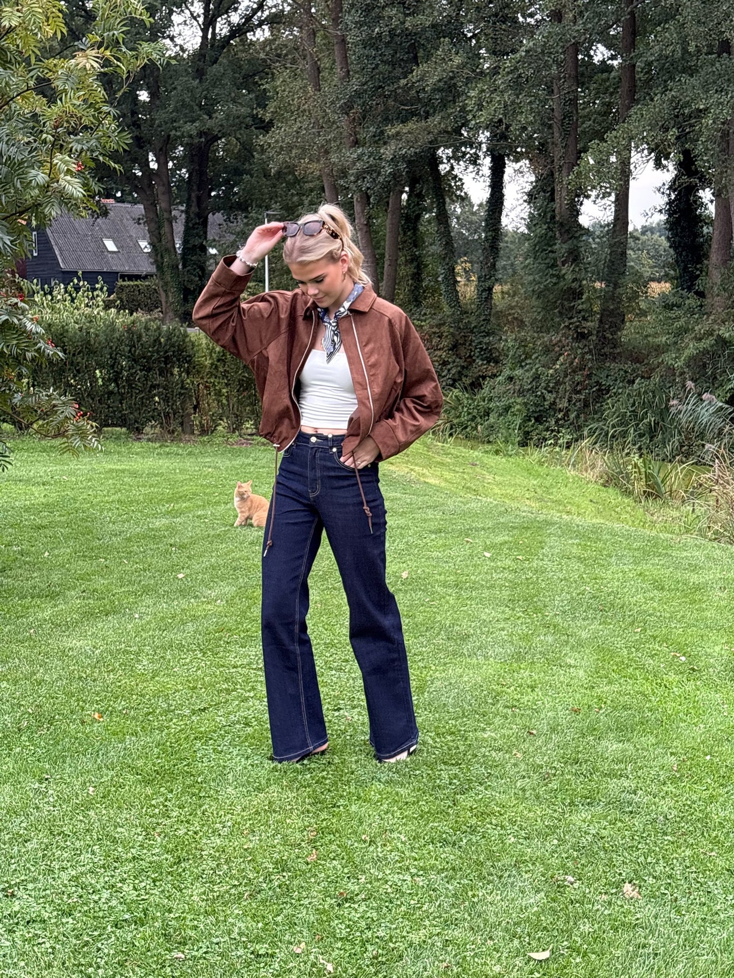 Lilo-Loiz Amélie Suede Jacket, luxe suède damesjas bruin