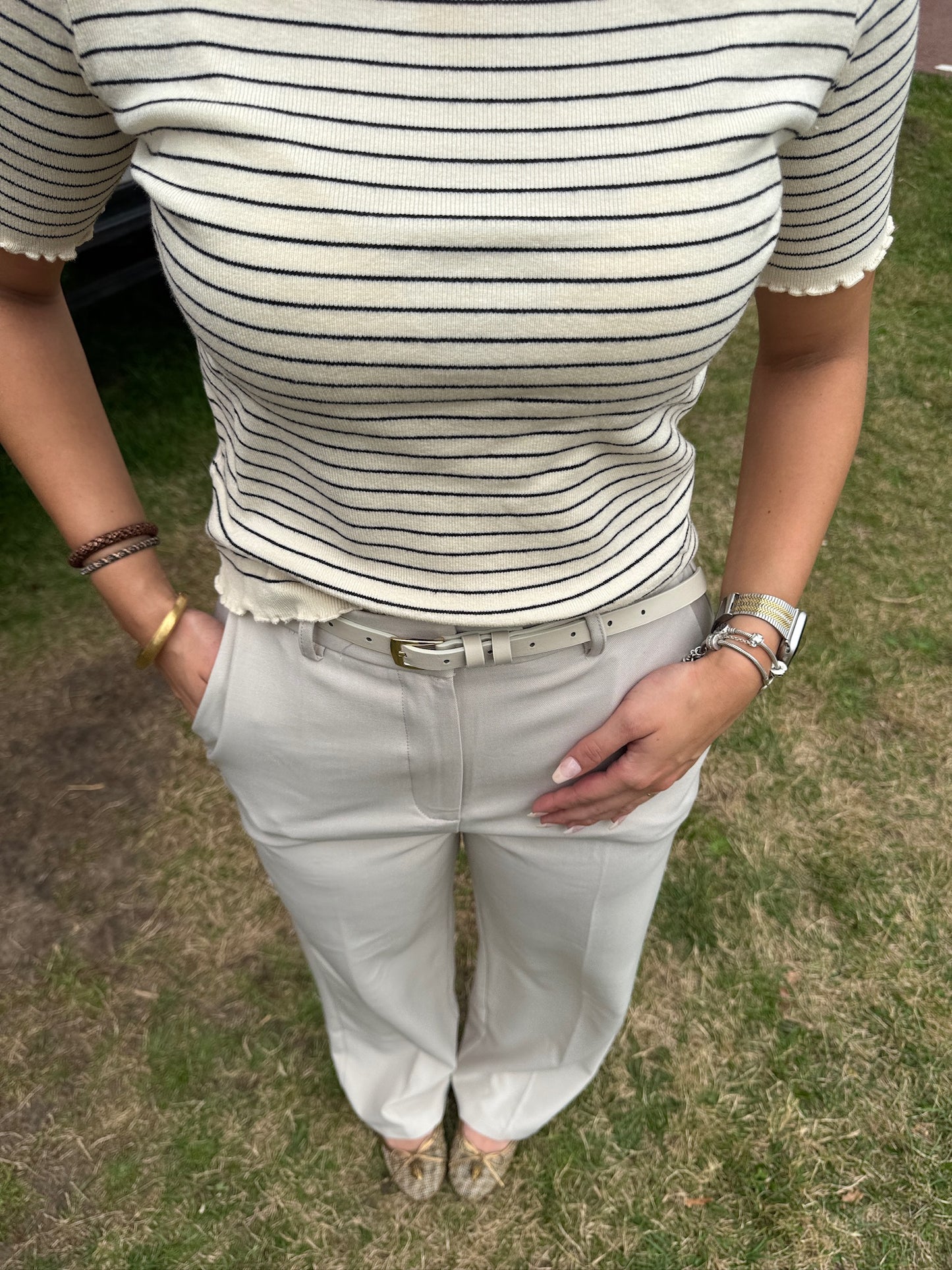 Lilo-Loiz Louise Stripe Top, gestreepte dames top