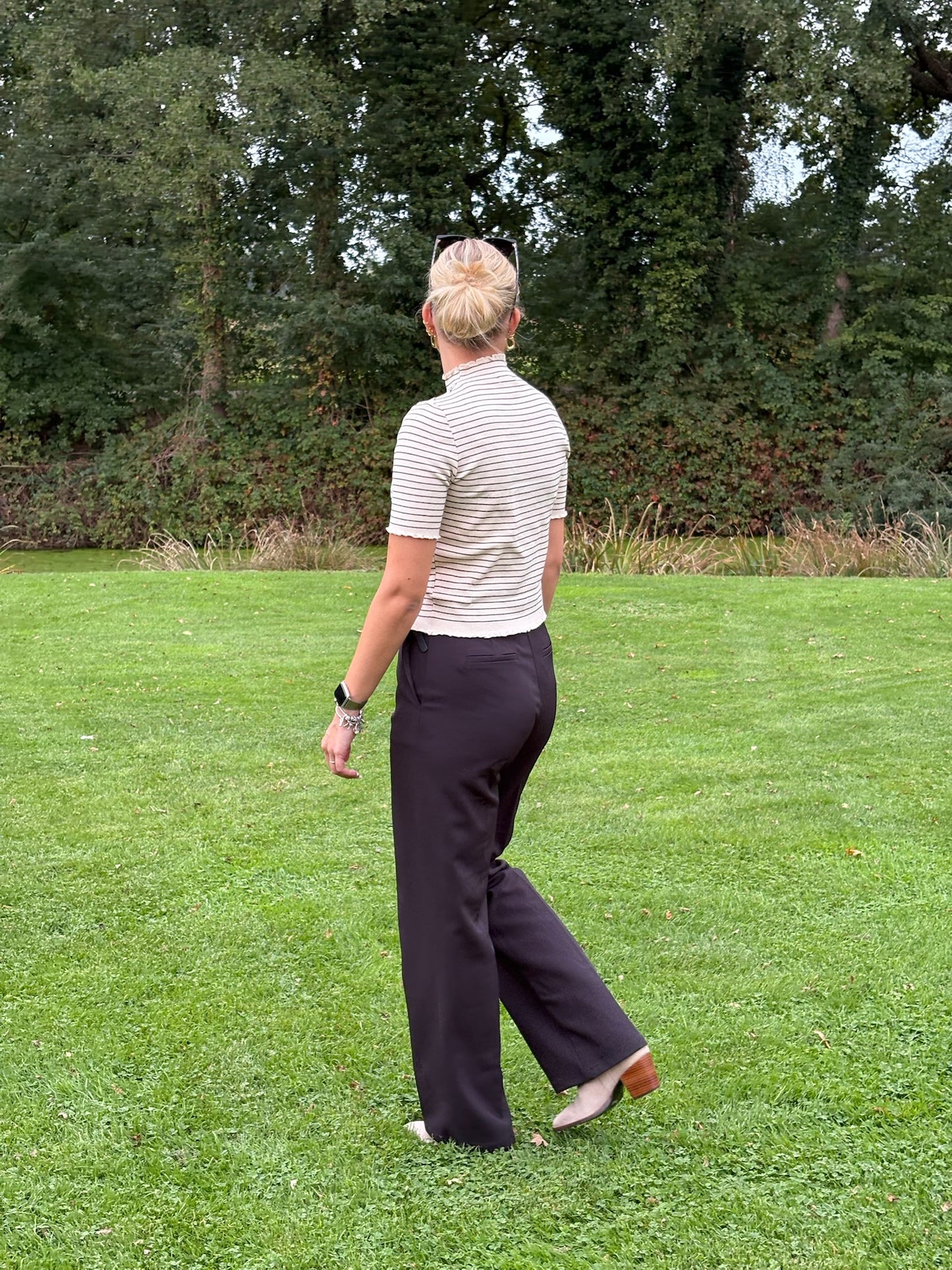 Lilo-Loiz Aurélia Pantalon zwart, elegante damespantalon