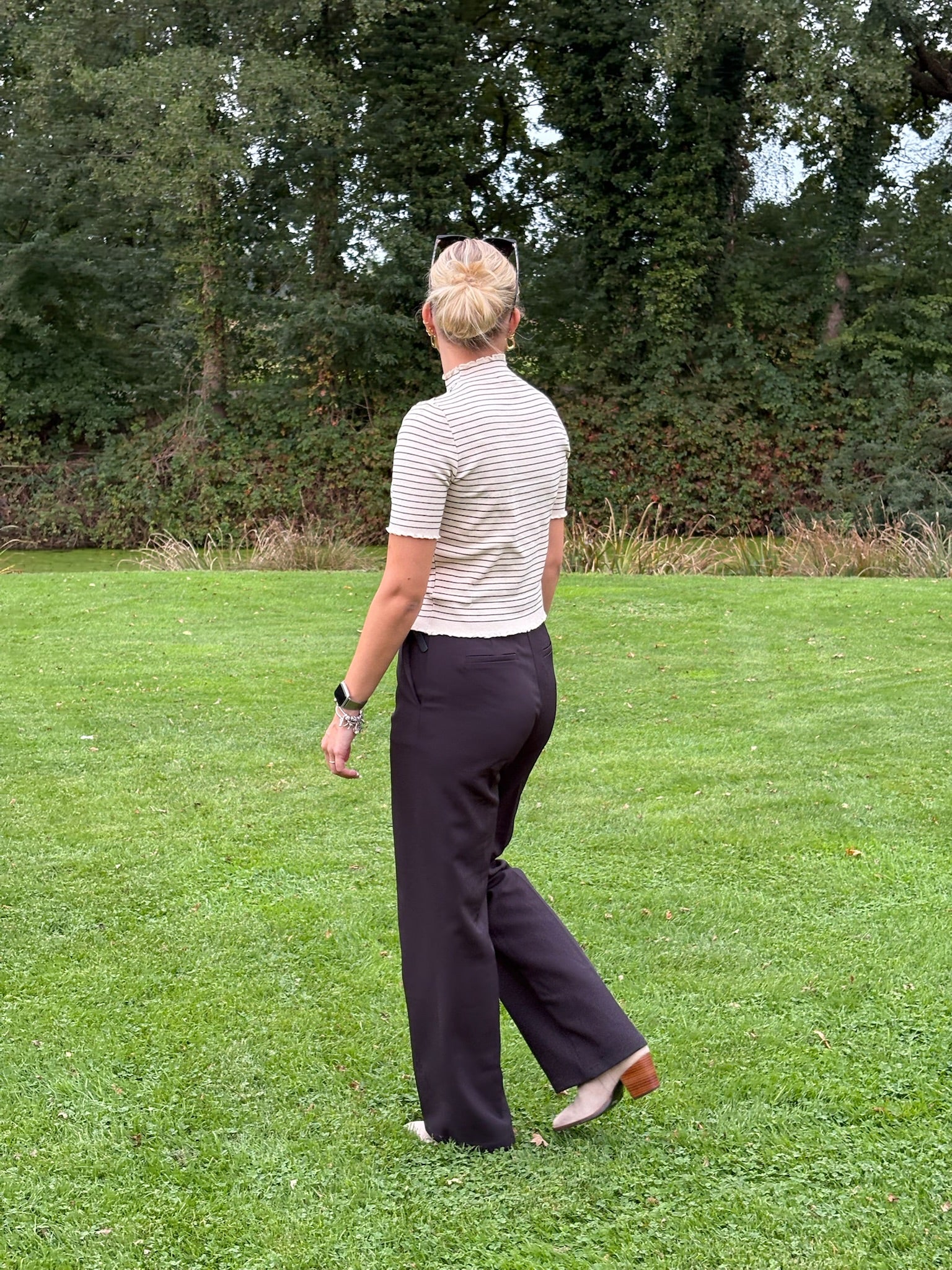 Lilo-Loiz Aurélia Pantalon zwart, elegante damespantalon