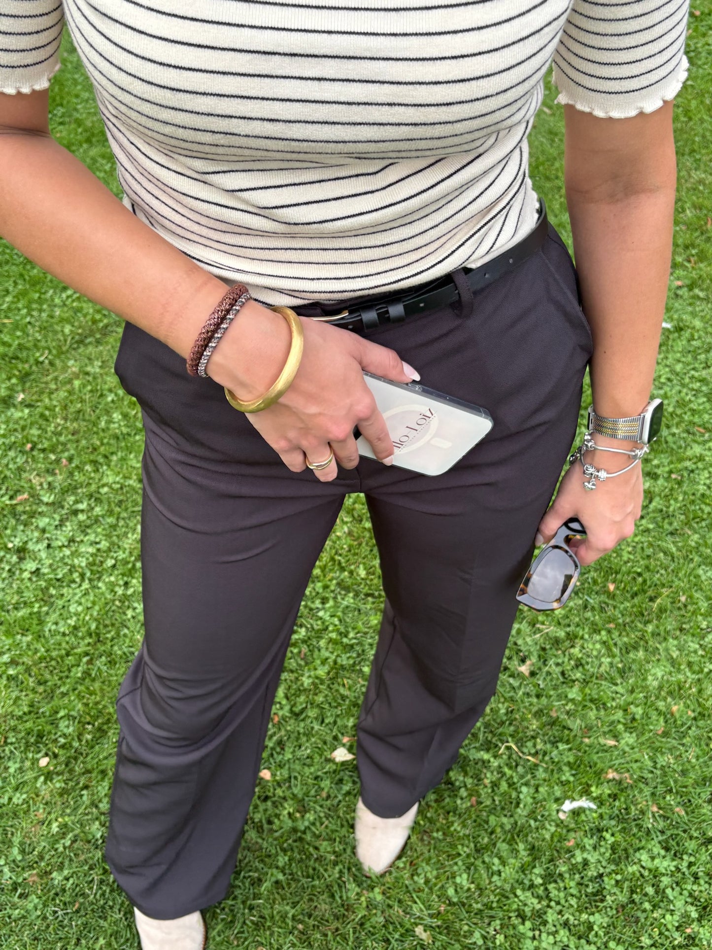 Lilo-Loiz Aurélia Pantalon zwart, elegante damespantalon