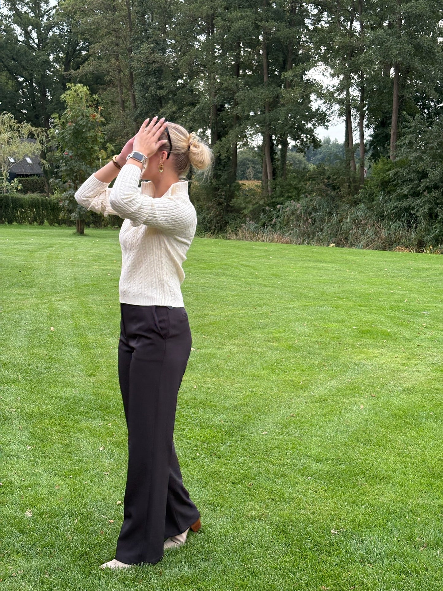 Lilo-Loiz Sofia Cream Zip Knit